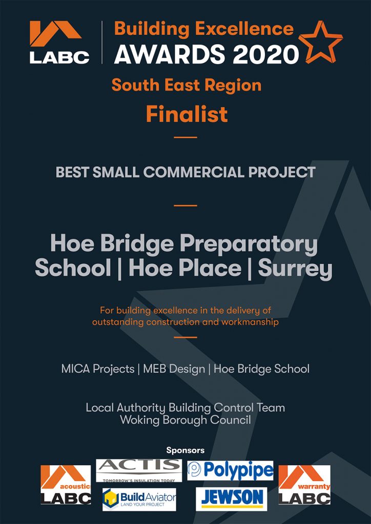 LABC Awards 2020 Hoe Bridge School