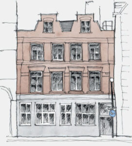 Part II Architectural Assistant MEB Design Ltd London Office Building Sketch